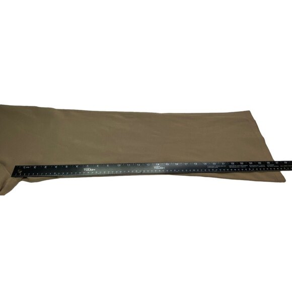 BETABRAND Women Bootcut Pants Pull On Sz MP Khaki Yoga Trousers Casual 68-14 - Picture 8 of 10